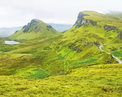 Quiraing Isle Of Skye Diamond Painting