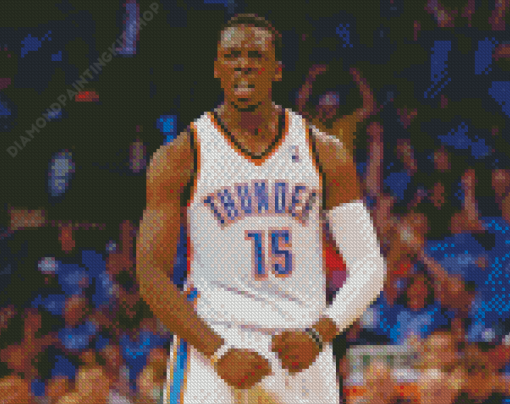 Reggie Jackson Thunder Player Diamond Painting