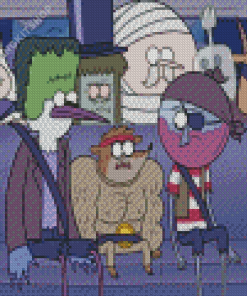 Regular Show Characters Diamond Painting