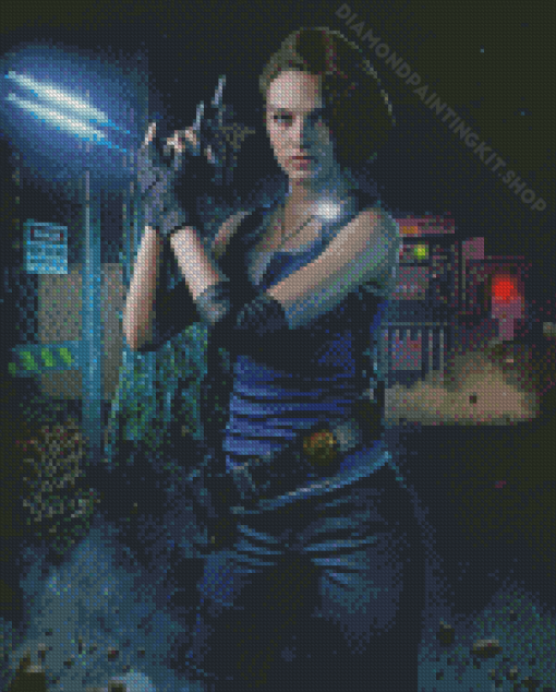 Resident Evil Jill Valentine Diamond Painting