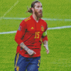 Sergio Ramos Spanish National Team Diamond Painting