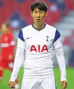 Son Heung Min Footballer Diamond Painting