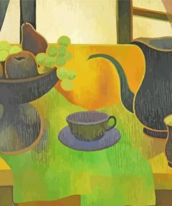 Still Life With Black Coffee Pot Diamond Painting