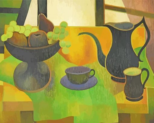 Still Life With Black Coffee Pot Diamond Painting