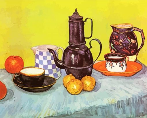 Still Life With Coffee Pot Diamond Painting