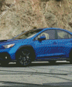 Subaru Wrx Car Diamond Painting