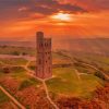 Sunset At Castle Hill Huddersfield Diamond Painting