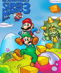 Super Mario Bros Game Diamond Painting