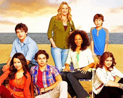 The Fosters Serie Characters Diamond Painting