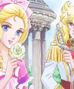 The Rose Of Versailles Lady Oscar Characters Diamond Painting