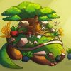 Torterra Anime Character Diamond Painting