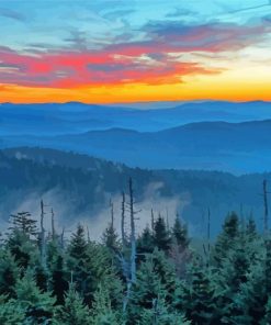 US Smoky Mountain National Park Diamond Painting