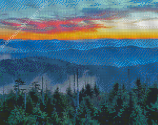 US Smoky Mountain National Park Diamond Painting