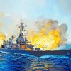 USS Iowa Battleship Art Diamond Painting