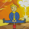 Vault Boy Fallout 4 Perk Tree Diamond Painting