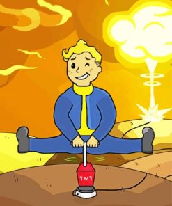 Vault Boy Fallout 4 Perk Tree Diamond Painting