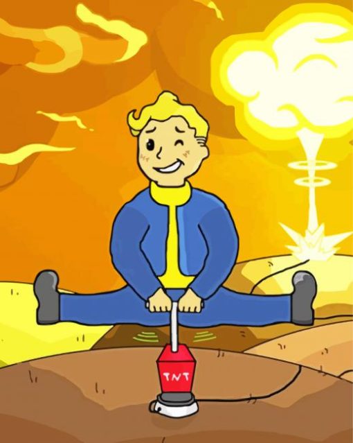 Vault Boy Fallout 4 Perk Tree Diamond Painting