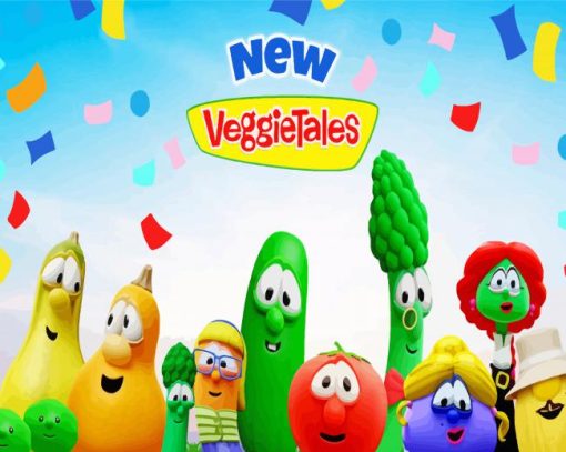 Veggie Tales cartoon Diamond Painting