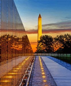 Vietnam Veterans Memorial Monument Diamond Painting