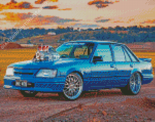 Blue Vk Holden Diamond Painting