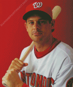 Washington Nationals Legends Aaron Noone Diamond Painting