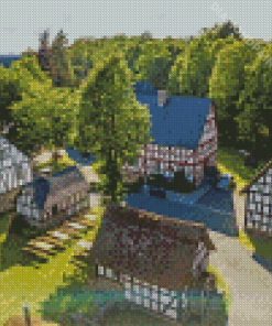 Westerwald Buildings Diamond Painting