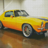 Yellow 1970 Chevy Camaro Diamond Painting