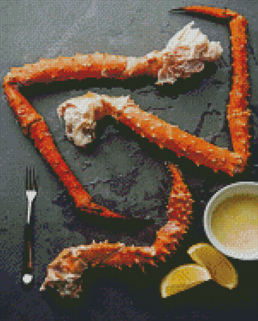 Aesthetic Crab Legs Diamond Painting