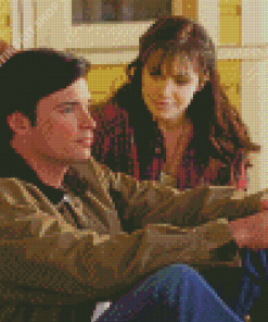 Aesthetic Smallville Lois And Clark Diamond Painting