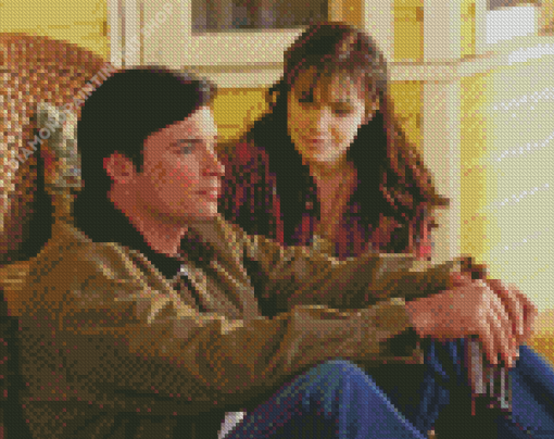 Aesthetic Smallville Lois And Clark Diamond Painting