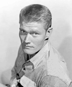 Black And White Chuck Connors Diamond Painting