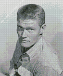 Black And White Chuck Connors Diamond Painting