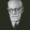 Black And White Sigmund Freud Diamond Painting