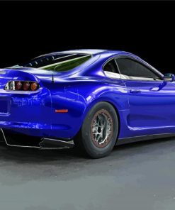 Blue Supra Mk4 Diamond Painting