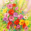 Bouquet Of Wild Impressionist Flowers Diamond Painting