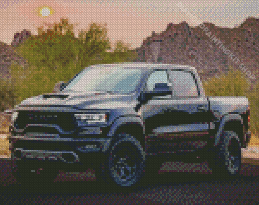 Black Ram TRX Diamond Painting