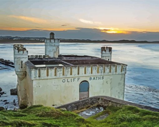 Cliff Baths Enniscrone Diamond Painting