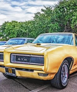 Cool 1968 Gto Car Diamond Painting