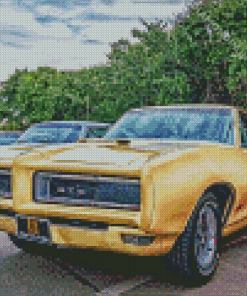 Cool 1968 Gto Car Diamond Painting