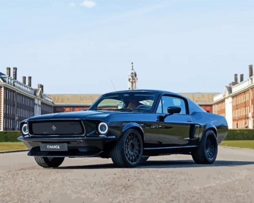 Cool 67 Mustang Fastback Diamond Painting