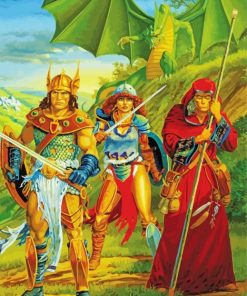 Cool Dragonlance Art Diamond Painting