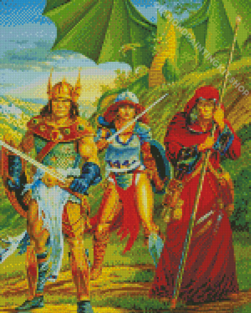 Cool Dragonlance Art Diamond Painting