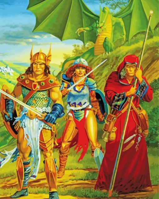 Cool Dragonlance Art Diamond Painting