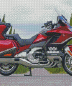 Cool Honda Gold Wing Motorcycle Diamond Painting