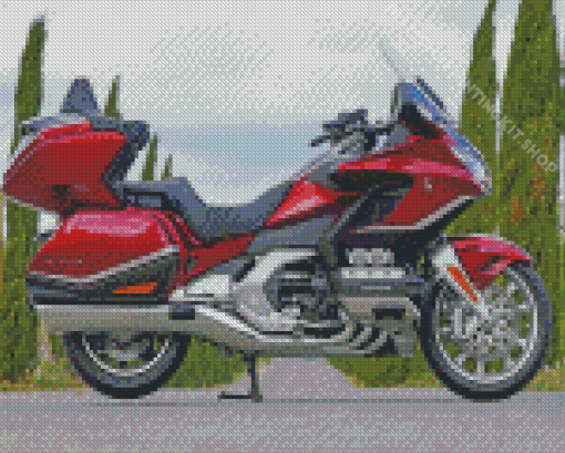 Cool Honda Gold Wing Motorcycle Diamond Painting