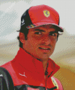 Cool Carlos Sainz Diamond Painting