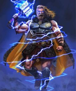 Cool Thor God Of Thunder Diamond Painting