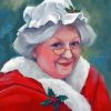 Cute Mrs Claus Diamond Painting