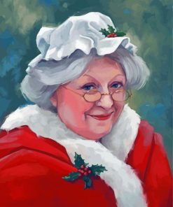 Cute Mrs Claus Diamond Painting