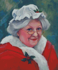 Cute Mrs Claus Diamond Painting